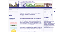 Desktop Screenshot of fulbright-alumni.de