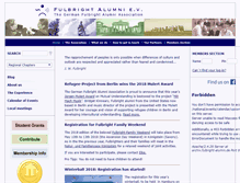 Tablet Screenshot of fulbright-alumni.de